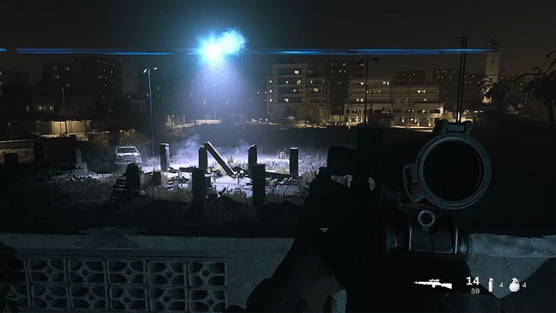 Cảnh chiến đấu trong Modern Warfare