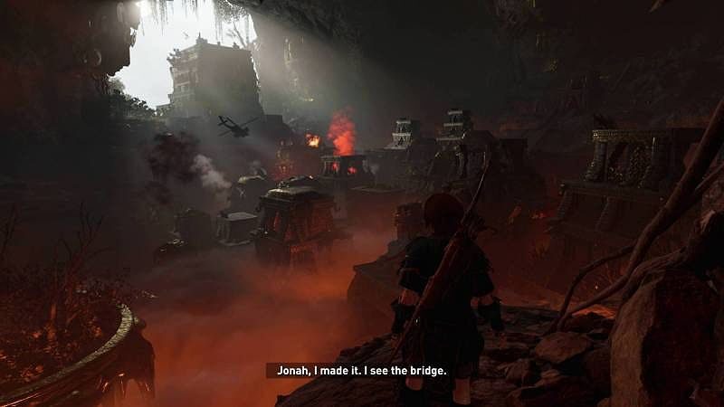 Hình ảnh thế giới mở trong Shadow of the Tomb Raider